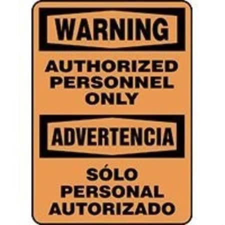 Accuform Radiation & Laser Sign, 14 in H x 10 in W, Dura-Plastic MRAD700XT